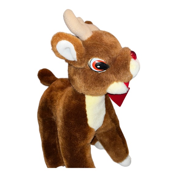 Vintage Applause Rudolph The Red Nosed Reindeer Plush Stuffed Animal Doll 14” - Picture 4 of 9